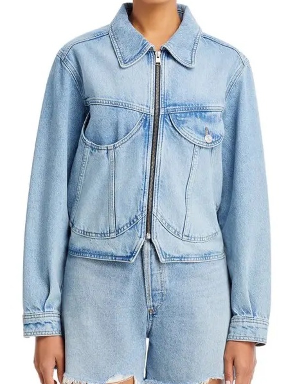 NWT Frame Heart Denim Jacket Women’s XS